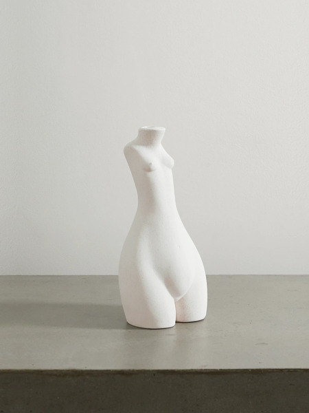  Anissa Kermiche Anissa Kermiche - Tit For Tat Ceramic Candlestick - White 