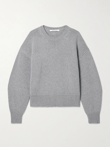  Another Tomorrow Another Tomorrow - Cashmere And Wool-blend Sweater - Gray 