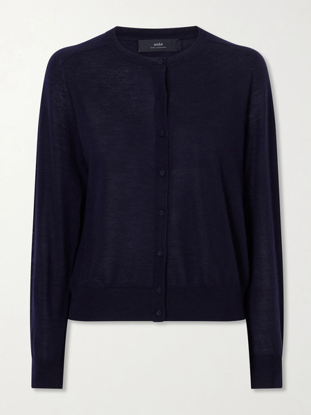  Arch4 Arch4 - Elio Cashmere Cardigan - Navy 