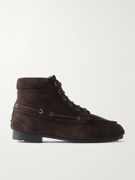  Bally Bally - Paphos Suede Ankle Boots - Dark Brown 