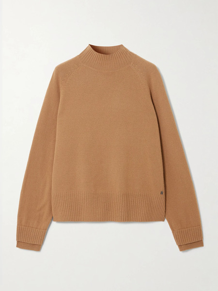  Bogner Bogner - Lysanne Layered Wool Turtleneck Sweater - Tan 