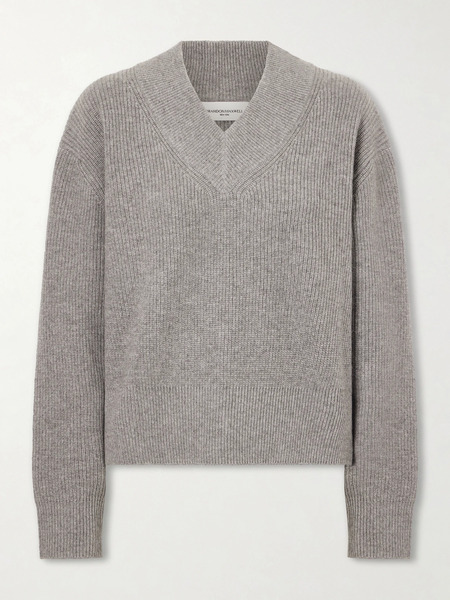  Brandon Maxwell Brandon Maxwell - Maris Cashmere Sweater - Gray 