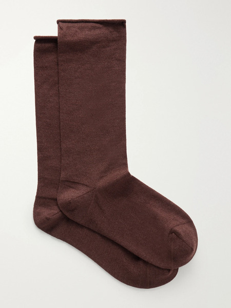  Brunello Cucinelli Brunello Cucinelli - Cashmere-blend Socks - Neutral 