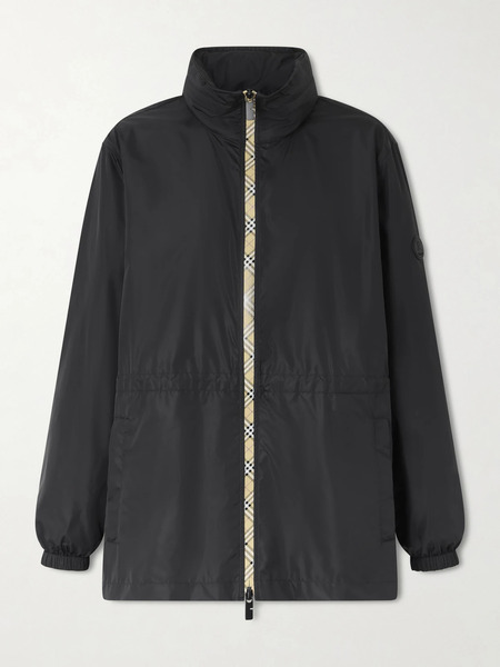  Burberry Burberry - Hooded Shell Jacket - Black 
