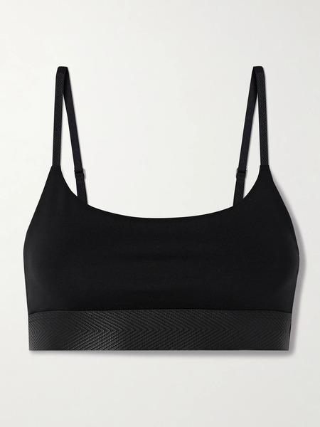  Cdlp Cdlp - Lyocell-blend Jersey Bralette - Black 