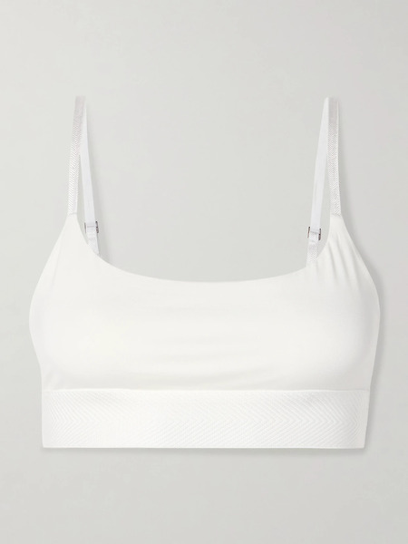  Cdlp Cdlp - Lyocell-blend Jersey Bralette - White 