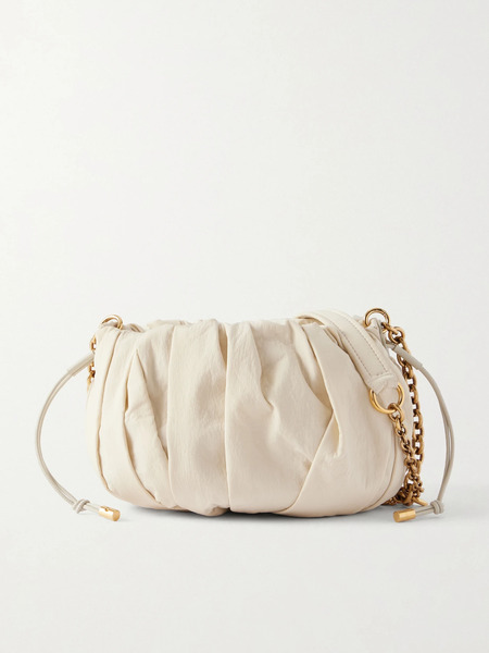  Chloé Chloé - Pleated Shell Shoulder Bag - White 