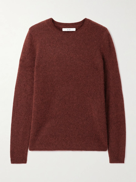  Co Co - Cashmere And Silk-blend Sweater - Brick 