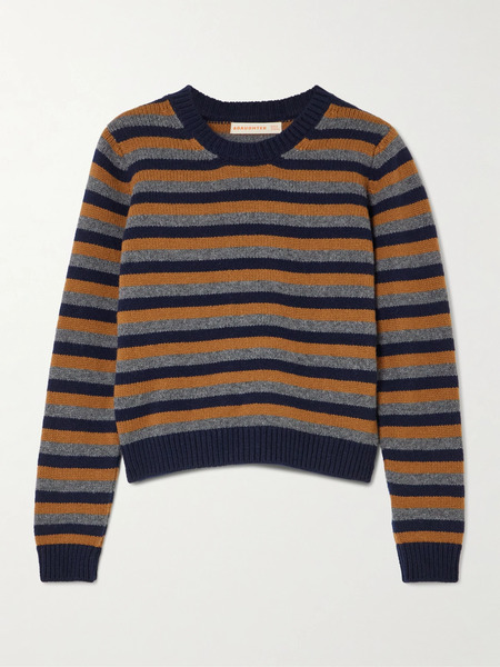  Daughter &daughter - Rosha Striped Wool Sweater - Gray 