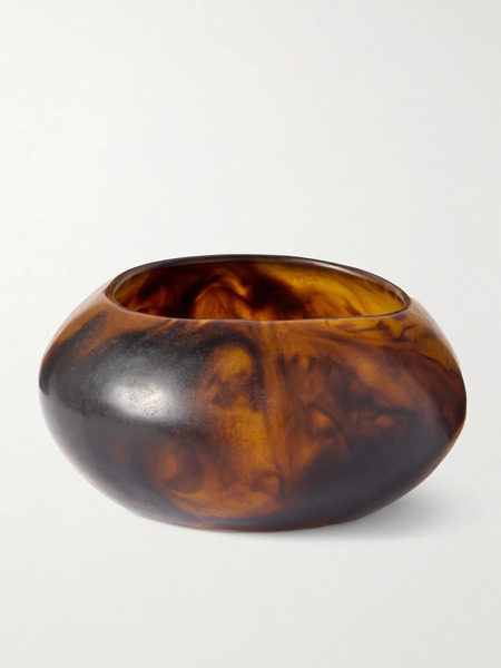  Dinosaur Designs Dinosaur Designs - Large Boulder Tortoiseshell Resin Bangle - One Size 
