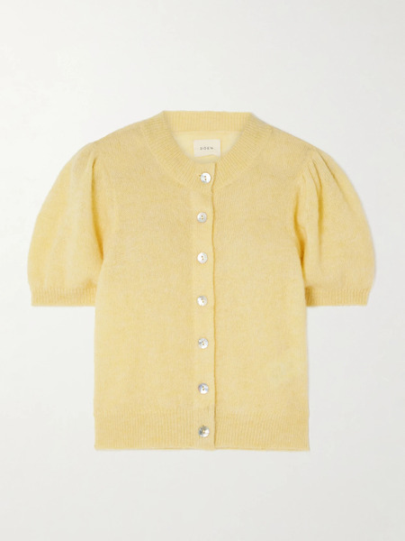  Dôen Dôen - Anisa Alpaca-blend Cardigan - Yellow 
