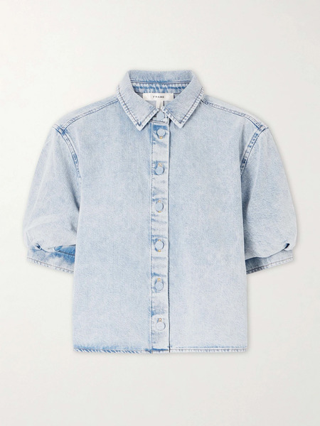  Frame Frame - Recycled Denim Shirt - Mid Denim 
