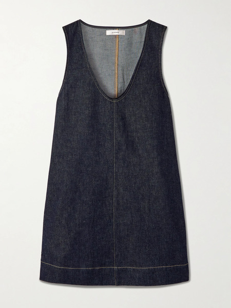  Frame Frame - The Form Denim Mini Dress - Dark Denim 