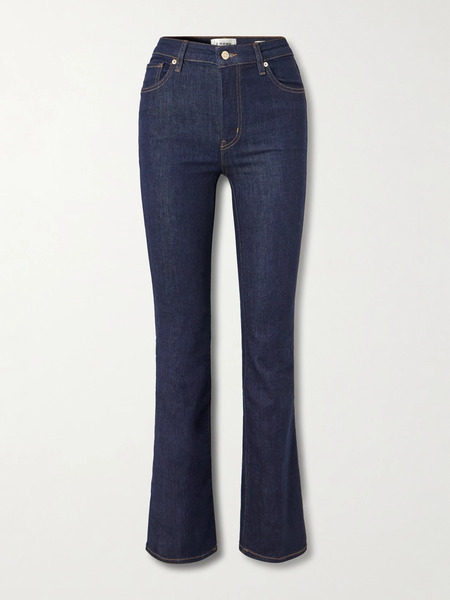  Frame Frame - The Reboot High-rise Bootcut Jeans - Dark Denim 