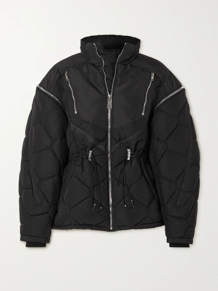  Givenchy Givenchy - Convertible Quilted Padded Shell Jacket - Black 