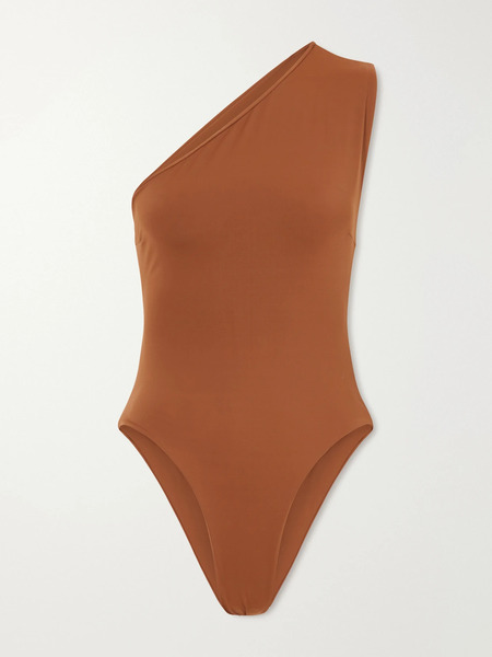  Haight Haight - Luisa One-shoulder Asymmetric Swimsuit - Brown 