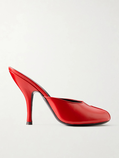  Jude Jude - Date Leather Mules - Red 