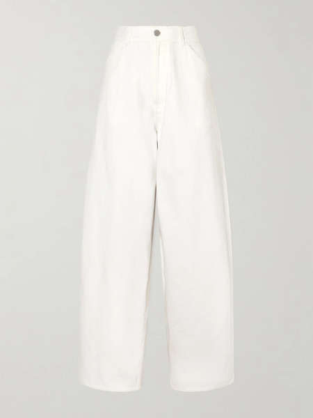  Lemaire Lemaire - Mid-rise Wide-leg Jeans - White 
