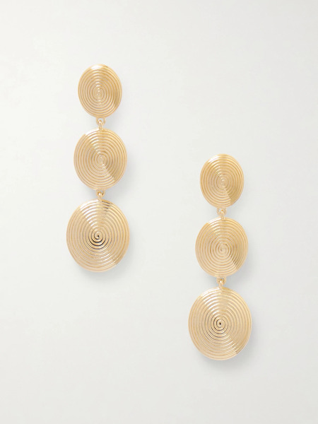  Lié Studio Lié Studio - The Ruby Gold-plated Silver Earrings - One Size 