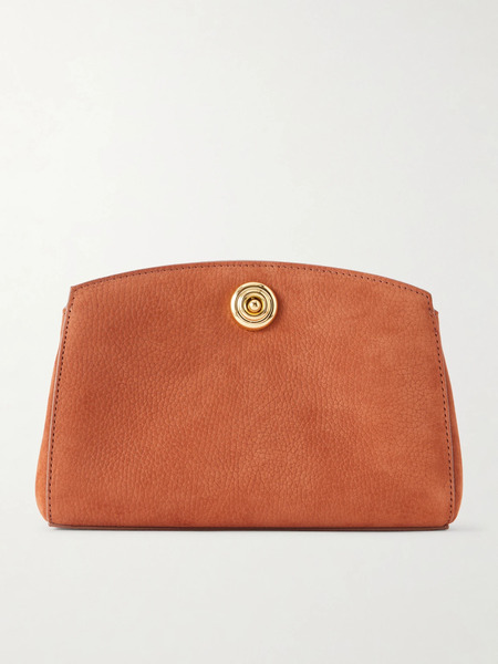  Liffner Liffner - Pushlock Leather Clutch - Brick 