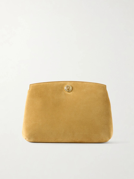  Liffner Liffner - Pushlock Suede Clutch - Sand 