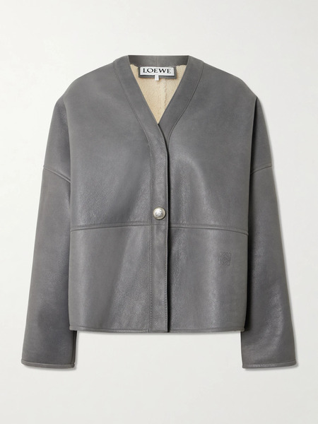  Loewe Loewe - Shearling Jacket - Light Gray 