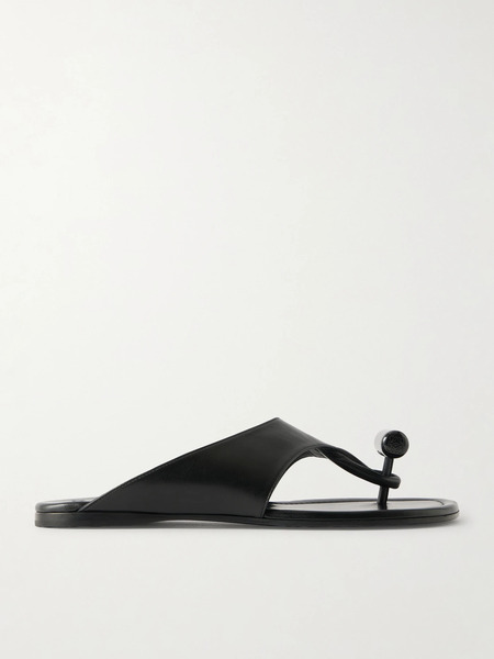  Loewe Loewe - Toggle Leather Slides - Black 
