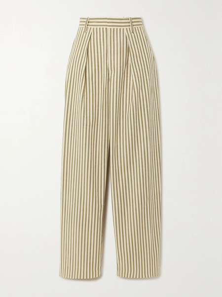  Mara Hoffman Mara Hoffman - + Net Sustain Marella Tencel Lyocell And Organic Cotton-blend Twill Straight-leg Pants - Green 