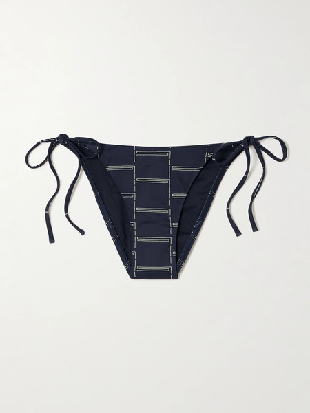  Matteau Matteau - The String Printed Recycled Bikini Briefs - Navy 