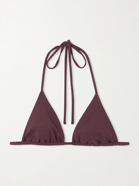  Matteau Matteau - The String Recycled Triangle Bikini Top - Burgundy 