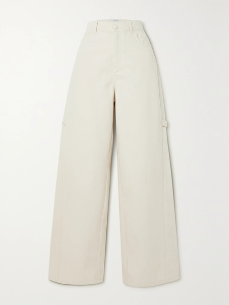  Max Mara Max Mara - Segnale High-rise Wide-leg Jeans - Ivory 
