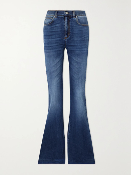  Mcqueen Mcqueen - High-rise Flared Jeans - Blue 