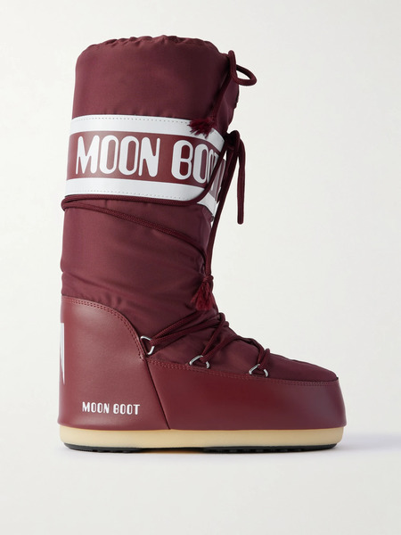  Moon Boot Moon Boot - Icon Shell Snow Boots - Burgundy 