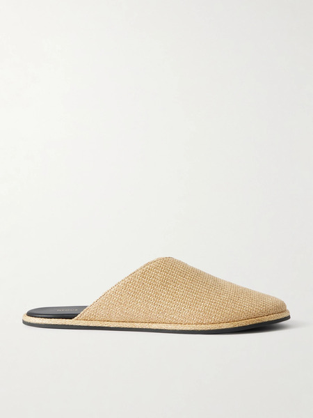  Neous Neous - Attik Raffia Mules - Neutral 