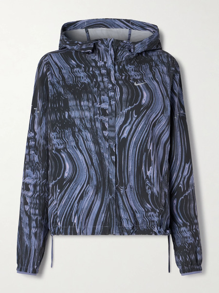 Nike Nike - Swift Hooded Printed Stretch Jacket - Multi 