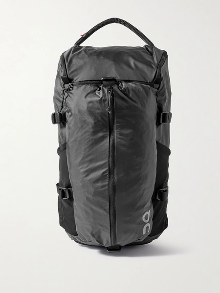  On On - Speed Pack Shell-trimmed Ripstop Backpack - Black 