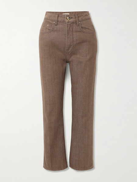  Ossou Ossou - Drift High-rise Straight-leg Jeans - Light Brown 