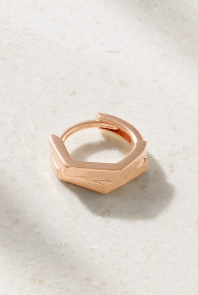  Repossi Repossi - 18-karat Rose Gold Single Hoop Earring - One Size 