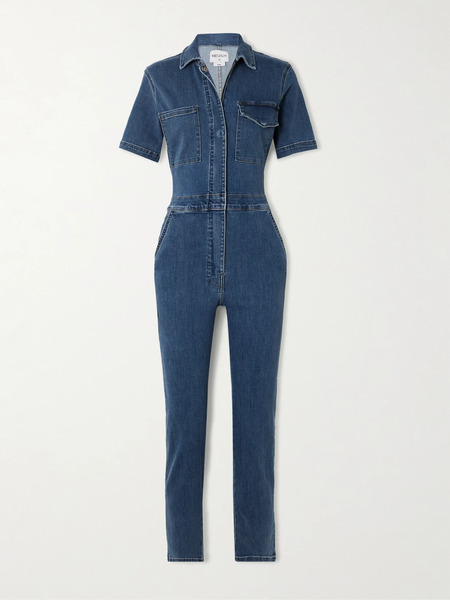 Rivet Utility Rivet Utility - Rebel Denim Jumpsuit - Mid Denim 