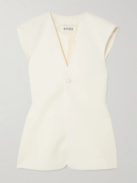  Róhe Róhe - Wool Vest - Ivory 