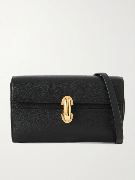  Savette Savette - Symmetry Mini Textured-leather Shoulder Bag - Black 