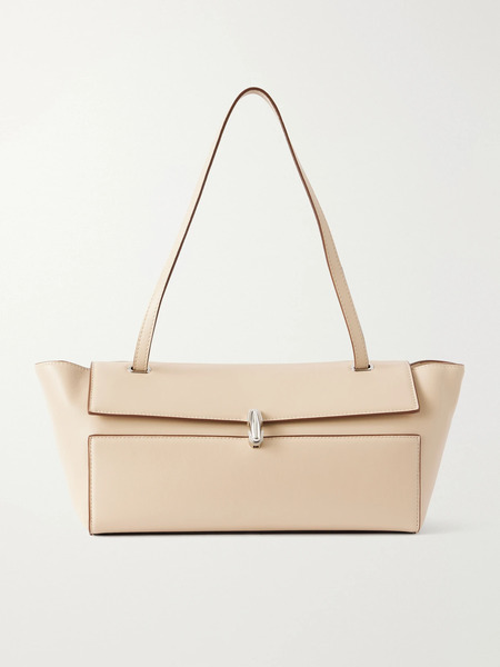  Savette Savette - Symmetry Trapeze Leather Shoulder Bag - Neutral 