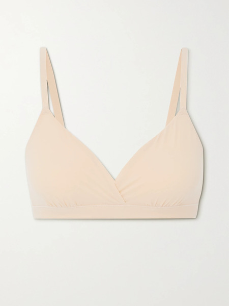  Skims Skims - Fits Everybody Wrap-effect Triangle Bralette - Sand 