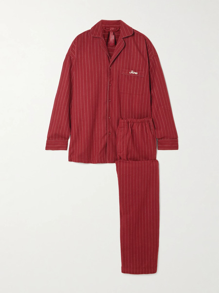  Skims Skims - Flannel Sleep Set - Merlot Stripe 