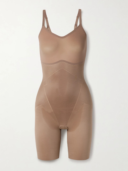  Spanx Spanx - Spanxshape™ Invisible Mid-thigh Bodysuit - Light Brown 