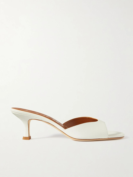  Staud Staud - Brigitte Leather Mules - White 