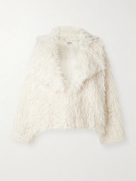  Staud Staud - Soprano Oversized Plush Jacket - Ivory 