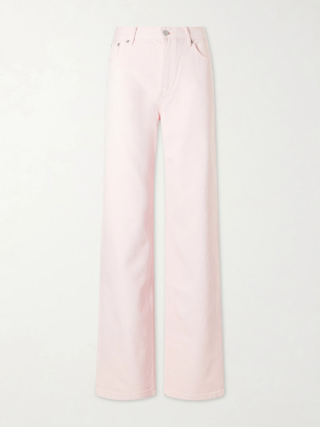  Still Here Still Here - Everyday Straight-leg Jeans - Pink 