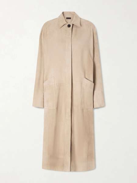  Stouls Stouls - Corleone Suede Coat - Light Gray 