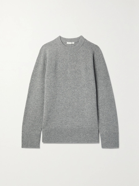  The Row The Row - Essentials Sibem Wool And Cashmere-blend Sweater - Gray 